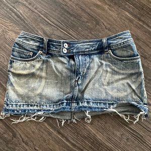 Jean Mini Skirt Circa 2005